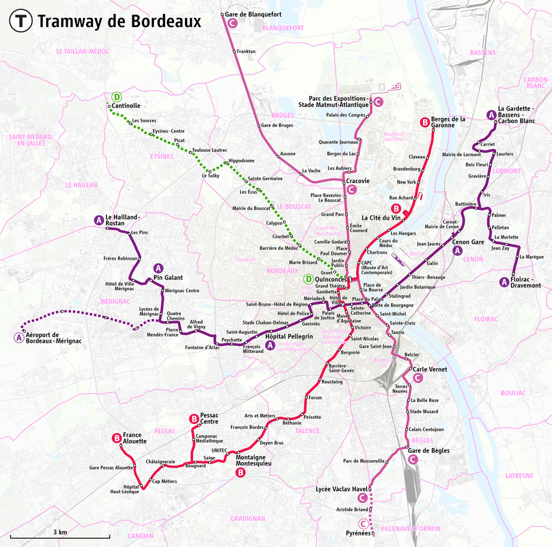 tour de france bordeaux circulation tram