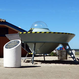 UFO landing pad in Arès